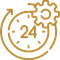 24 Hours Support Icon